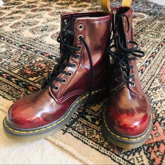 vegan oxblood doc martens